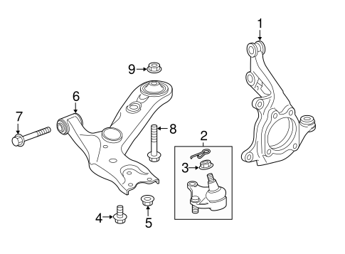 FRONT SUSPENSION/SUSPENSION COMPONENTS for 2016 Scion iM #2