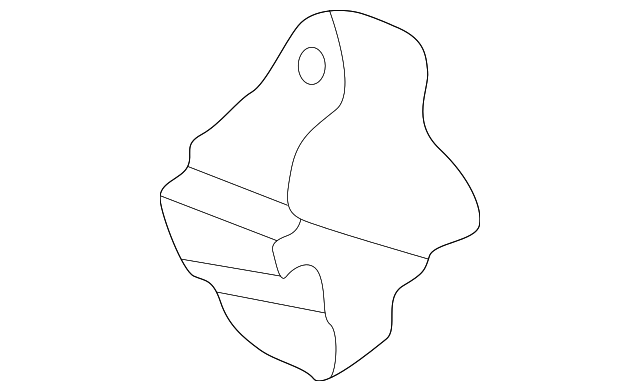 88970272 Деталь DEFROSTER DUCT, LEFT