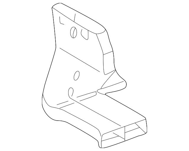 88970531 Деталь LOWER AIR DUCT, LEFT