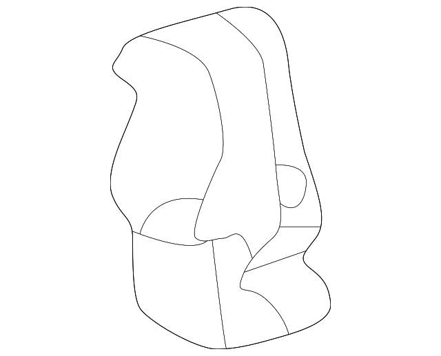 88970271 Деталь DEFROSTER DUCT, RIGHT