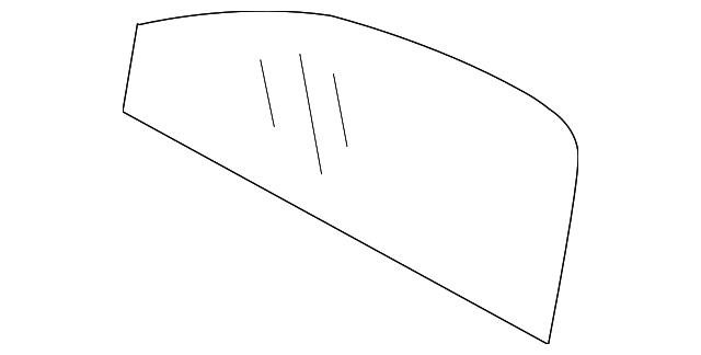 955-542-512-14 Деталь DOOR GLASS, RIGHT