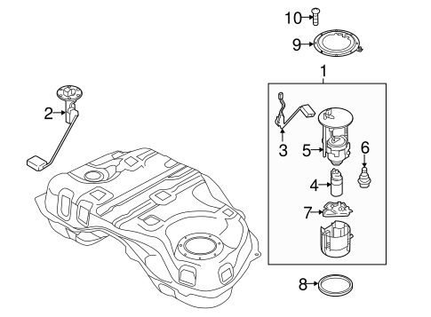 Fuel Pumps & Related Components for 2018 Mazda CX-5 #1
