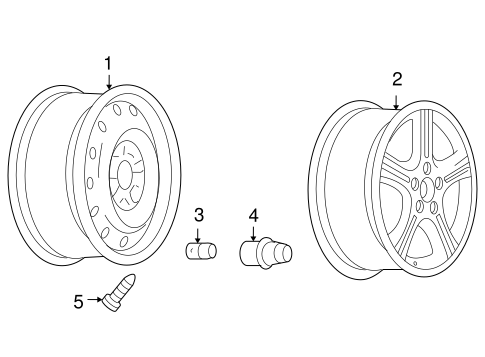 Wheels for 2005 Chevrolet Uplander #0