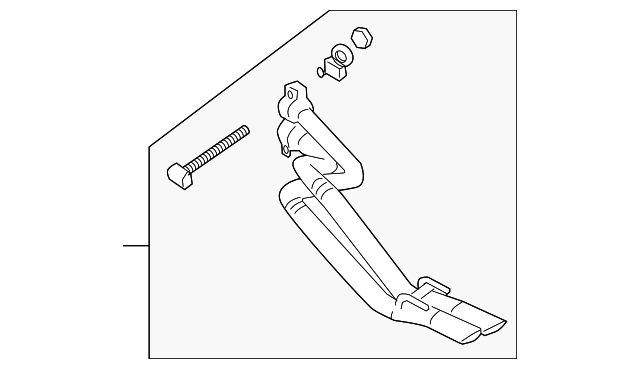 92066697 Деталь TAIL PIPE