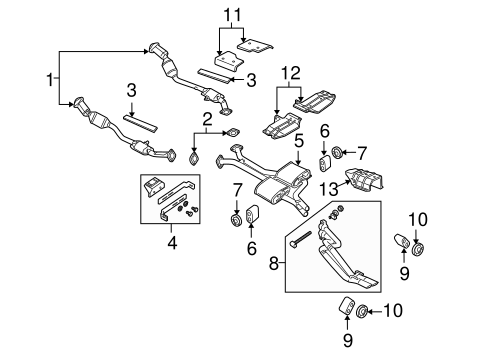 GTO EXHAUST COMPONENTS
