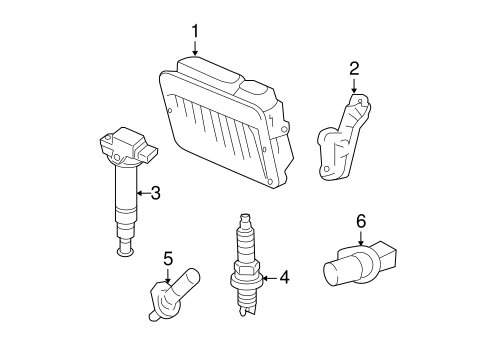 ELECTRICAL/POWERTRAIN CONTROL for 2012 Toyota Yaris #1
