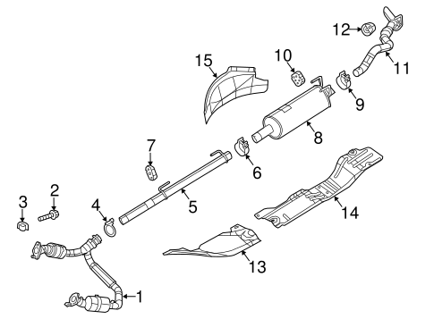 2500 EXHAUST COMPONENTS