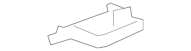22863129 Деталь HINGE PLR REINF BAFFLE, RIGHT