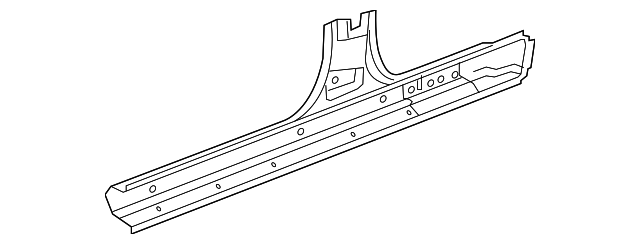 22960676 Деталь INNER ROCKER, RIGHT