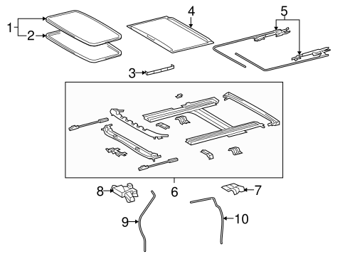 ELECTRICAL/SUNROOF for 2011 Toyota Tundra #2