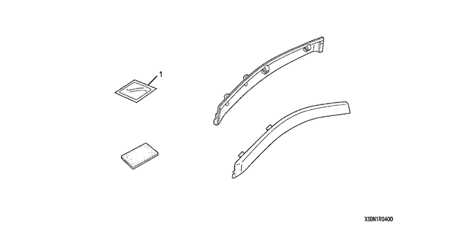 ACCESSORIES/DOOR VISOR for 2003 Honda ACCORD COUPE #1