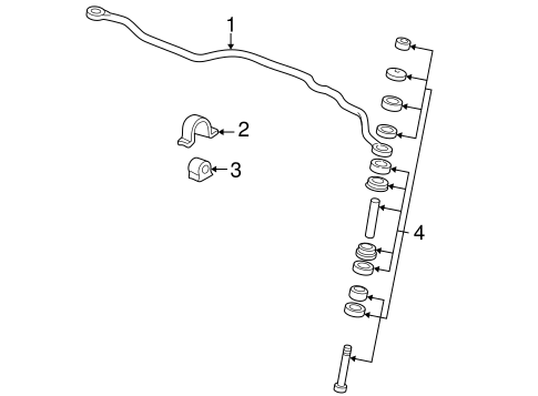 Grand Am STABILIZER BAR & COMPONENTS