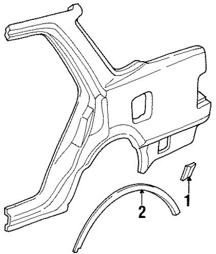 Protector, L Rear Fender Protector, L Rear Fender