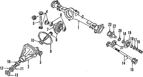 Propeller Shaft for 1995 Land Rover Defender 90 #0