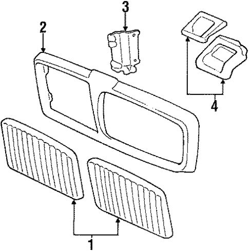 XJ12 GRILLE