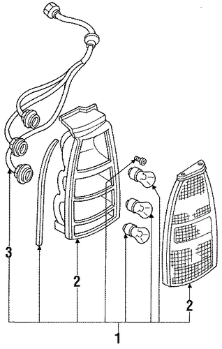 Tracer TAIL LAMPS