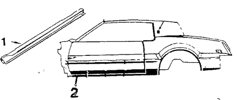 Toronado ROCKER PANEL