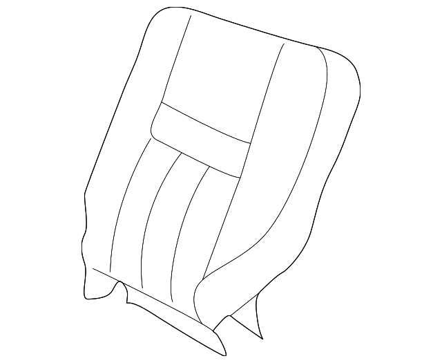 HLE109300LNF Деталь SEAT BACK, LEFT
