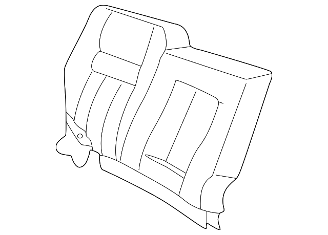 HLE109290LNF Деталь SEAT BACK, RIGHT