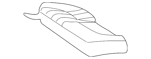 HLF105200AAT Деталь SEAT CUSHION, RIGHT