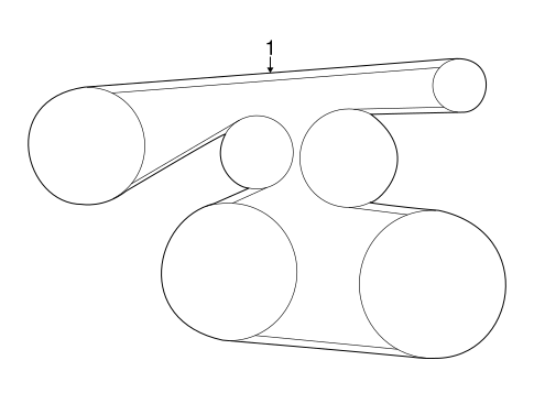 COOLING SYSTEM/BELTS for 2004 Toyota RAV4 #1