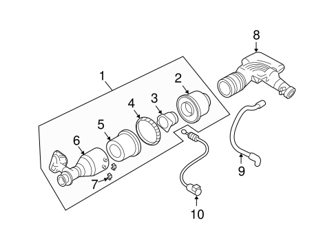 Air Intake for 2004 Ford Expedition #0