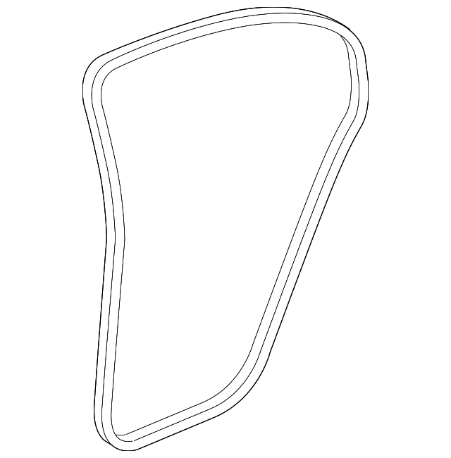 15778057 Деталь DOOR W'STRIP, LEFT