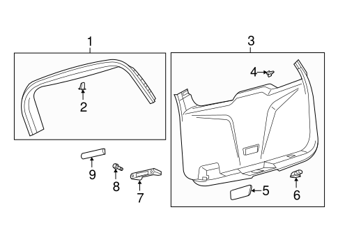 Body/Interior Trim for 2012 Ford Explorer #1