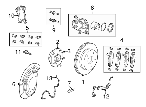Brakes/Front Brakes for 2011 Jeep Liberty #1