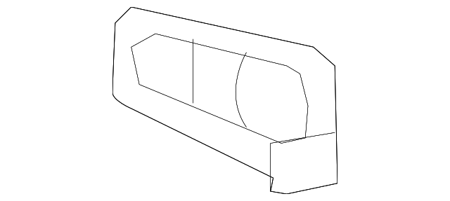 24463562 Деталь HANDLE, OUTSIDE GASKET, RIGHT