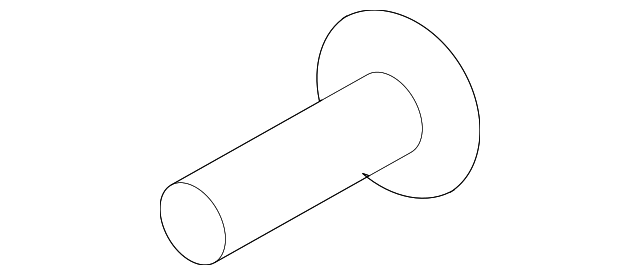 90494891 Деталь DOOR CHECK NUT, RIGHT