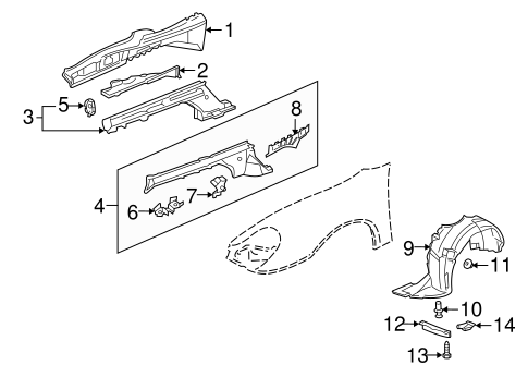 Boxster STRUCTURAL COMPONENTS & RAILS