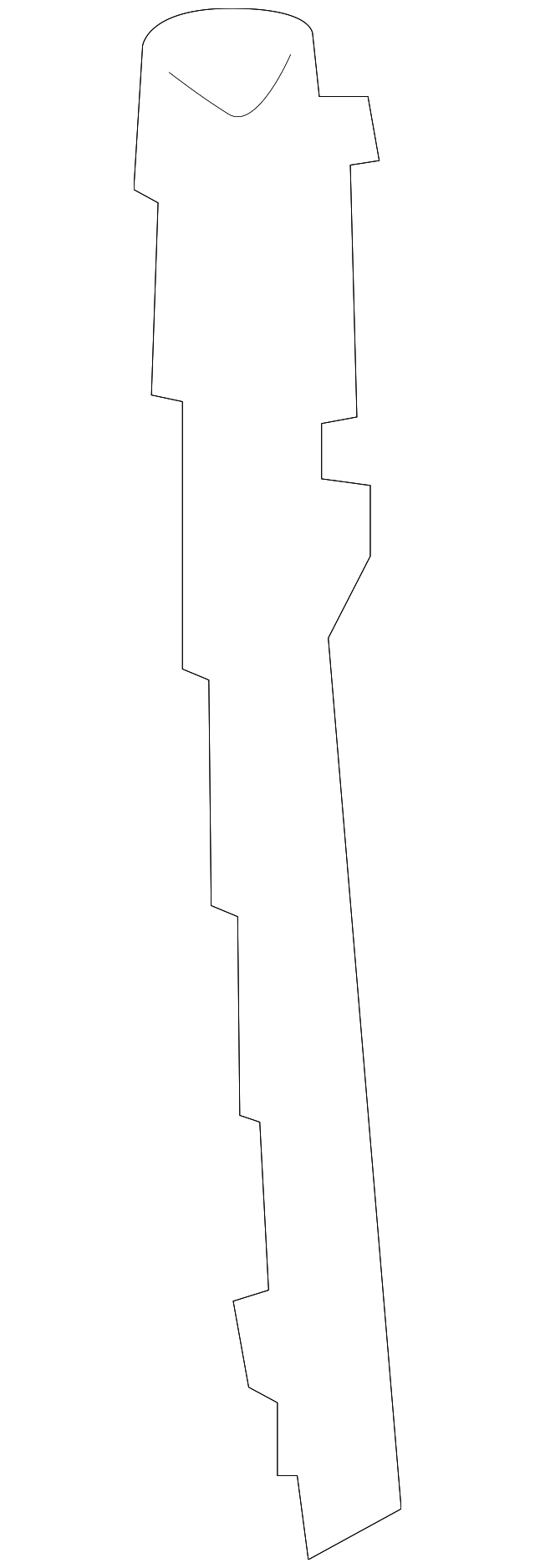 BK3Z-6124894-B CENTER PILLAR FILLER, LEFT
