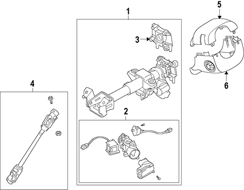 G3 STEERING COLUMN