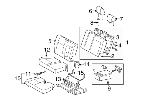 BODY/FRONT SEAT COMPONENTS for 2006 Toyota Tundra #8