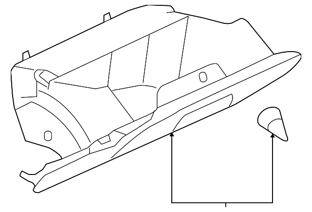 19148818 Деталь GLOVE BOX ASSY
