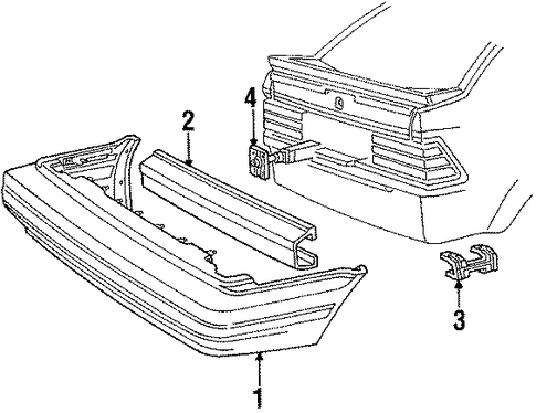 Lynx BUMPER ASSEMBLY - REAR