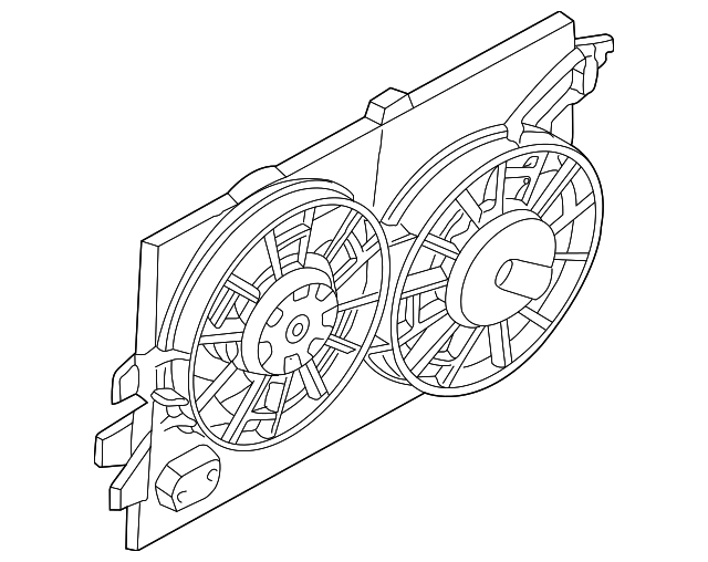3S4Z-8C607-A Деталь FAN ASSY