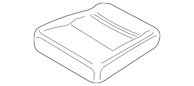 997-522-052-01-3S8 Деталь SEAT CUSHION, RIGHT
