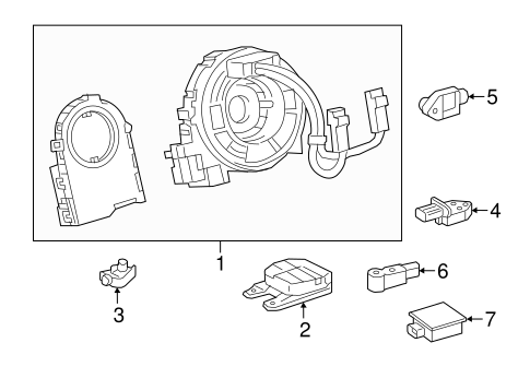 ELECTRICAL/AIR BAG COMPONENTS for 2016 Toyota Tacoma #2