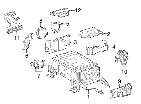 ELECTRICAL/BATTERY for 2014 Toyota Prius C #1