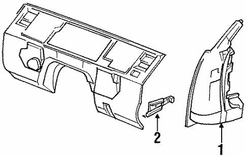 Hinge Pillar for 1995 BMW 850CSi #0