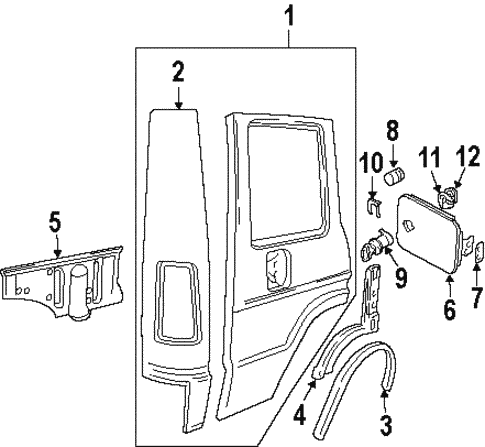 Quarter Panel & Components for 1994 Land Rover Discovery #0