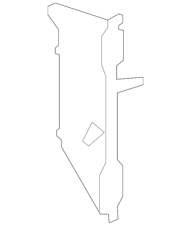 EUH000680 Деталь INSULATOR, LEFT
