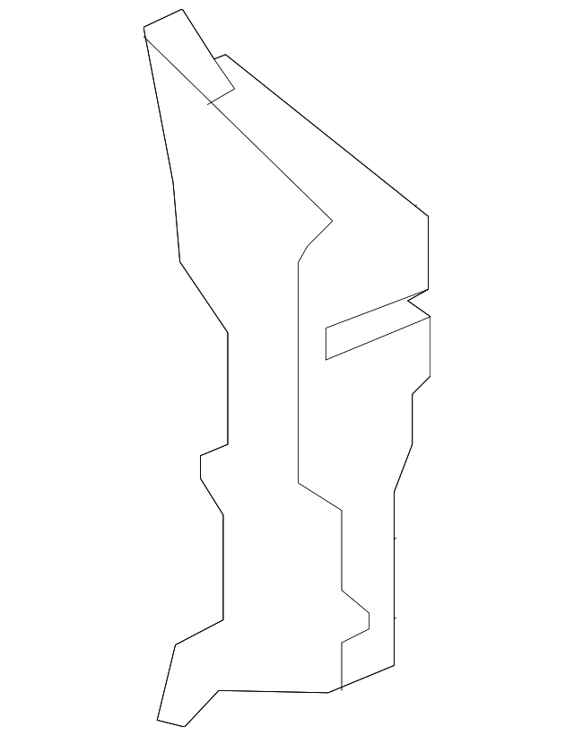 EUH000660 Деталь INSULATOR, RIGHT