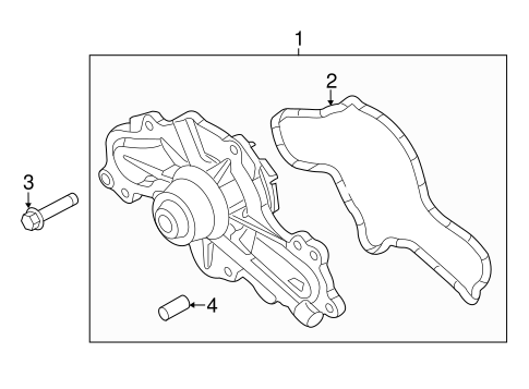 Cooling System/Water Pump for 2017 Ford Taurus #2