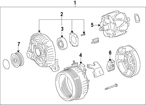 ELECTRICAL/ALTERNATOR for 2005 Toyota Camry #2