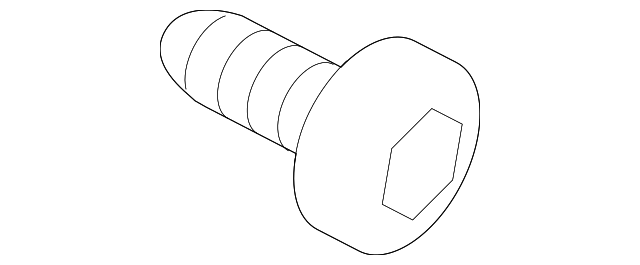 999-073-524-01 Деталь VENT GLASS SCREW, RIGHT