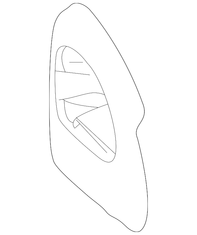 XR813007AGM Деталь RECLINE COVER, LEFT