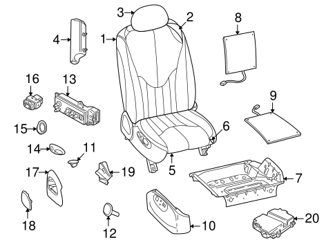 S-Type FRONT SEAT COMPONENTS